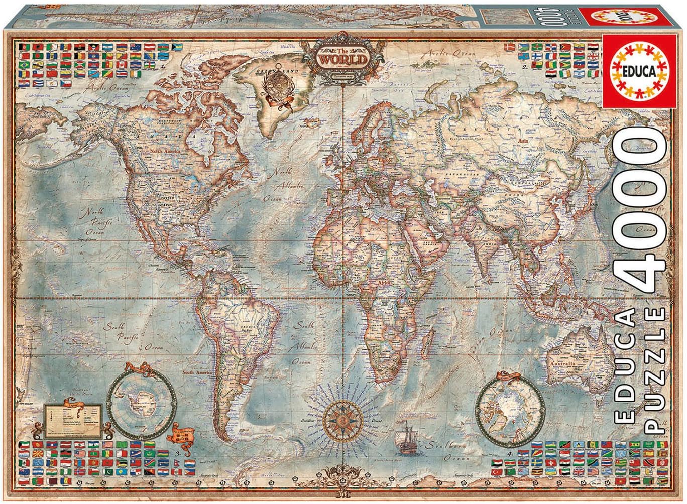 EDUCA Mapamundi Politico | EDUCA