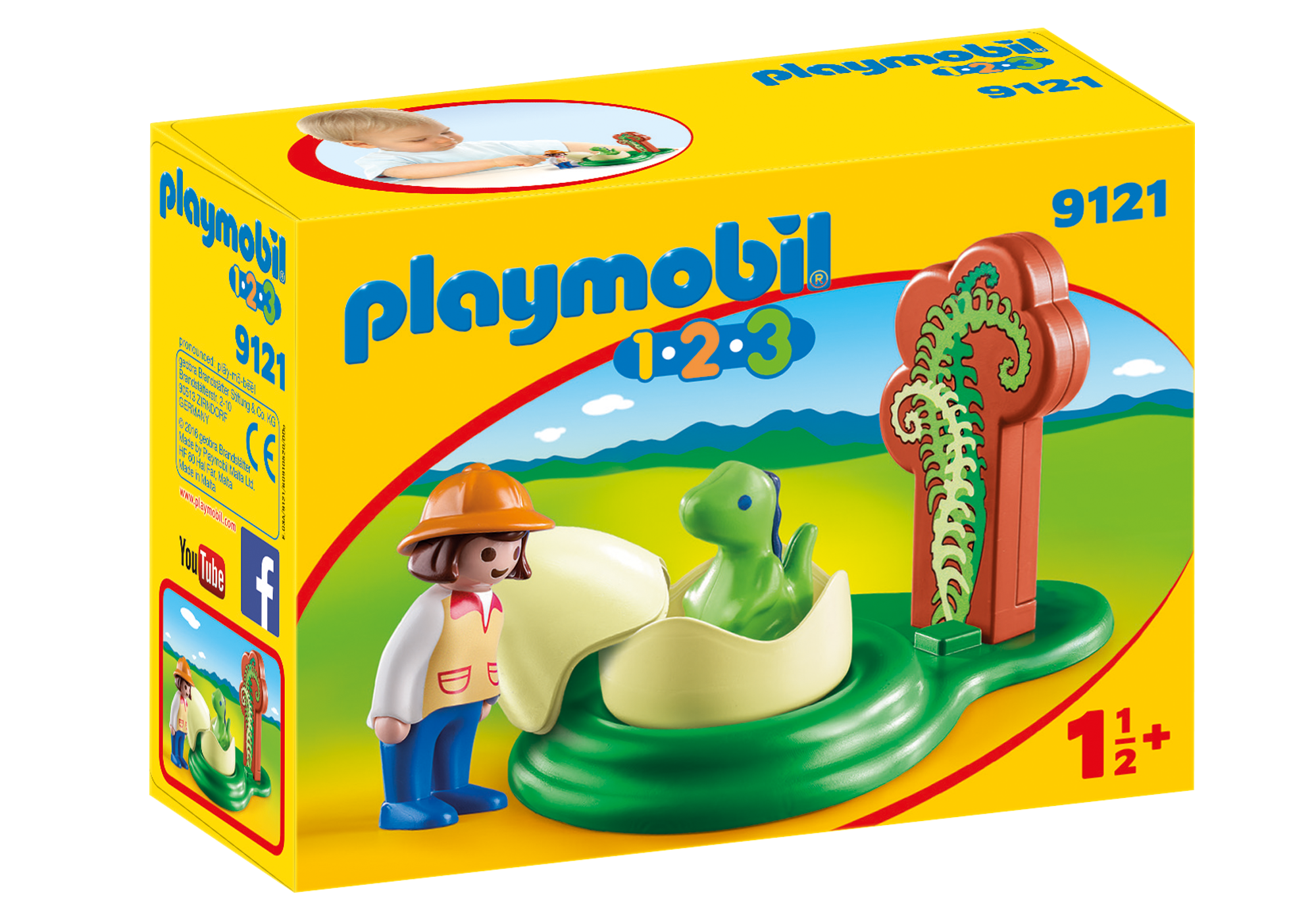 Playmobil 1.2.3 Huevo de Dinosaurio