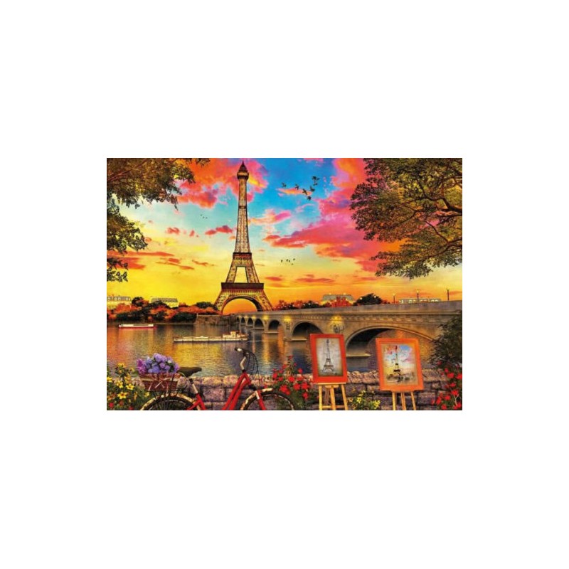 PUZZLE Puesta de Sol- Paris  EDUCA